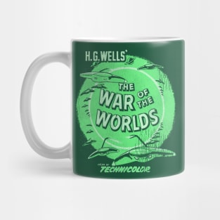 Vintage Distressed War of the Worlds Sci Fi Classic Mug